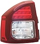 Brock Aftermarket Replacement Driver Left Combination Tail Light Assembly Compatible With 2014-2017 Jeep Compass