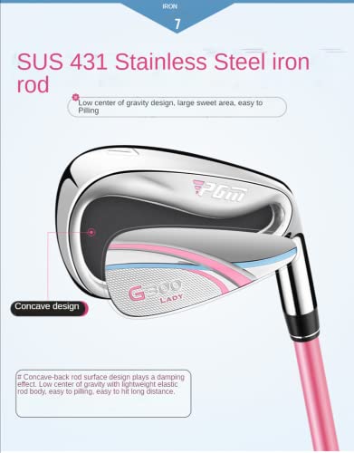 Golf Club Iron Women #7 Golf Irons With Steel Or Carbon Shaft Female Golf Clubs (Steel Rod) #TOP2