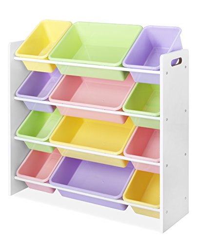 Whitmor 12 Bin Organizer, Pastel