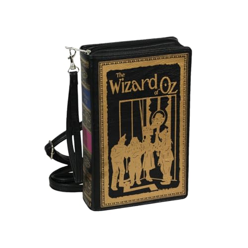 Sac à main Le Magicien d'Oz en vinyle noir de 9.25 pouces pour femme
