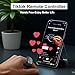 Wireless Scrolling Ring for TikTok - Bluetooth Remote Control for iPhone, iPad & Android, Fingertip Bluetooth Controller with Camera Shutter, Perfect for TikTok Videos & Music Playback (Black+Pink)