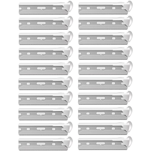 20Pack Compatible with Tweezerman Facial Razor Refills Replacement Blades Compatible with Tweezerman Dermaplane Refills.