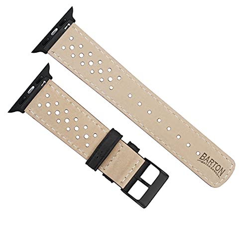 Image of BARTON WATCH BANDS - Horween Leather Watch Bands Compatible with Apple Watch Models - 1, 2, 3, 4, 5, 6, 7, 8, 9, 10, SE, Ultra & Ultra 2