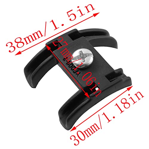 Lq Industrial Bike Cable Guide 2Pcs Black Mtb Road Bikes Anti Friction Bottom Bracket Shifter Cable Guides With Screws Bike Cable Holder Bike Cable Guide Shifter Yf007-2 #TOP1