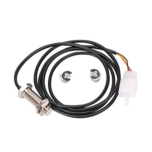 Cable del velocímetro, Cable Sensor Odómetro Profesional con 2 Imanes, Kit de repuesto de velocímetro de motocicleta de 2,66 pies para reemplazo de cable de motocicleta, Compatible con motor