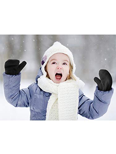 Boao 12 Pairs Toddler Mittens Bulk Kids Winter Knit Gloves Pack Childrens Stretch Mittens For Toddler Boys Girls thumb #6