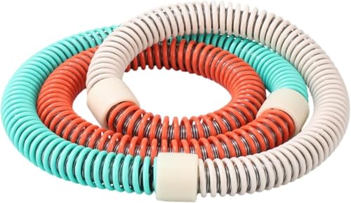 【静音ソフト設計】フラフープ ダイエット 大人用 折りたたみ式 フィットネス 加重 スプリングフープ 男女兼用 静か 痛くない ソフトPVC素材 有酸素運動 ウエスト引き締め 全身シェイプアップ 初心者向け プレゼントにも最適 コンパクト収納 室内&屋外対