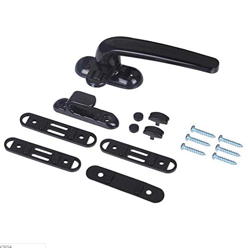 Tür- und Fenstergriff aus Aluminiumlegierung innerhalb und außerhalb des Flügelglasfensters mit Radgriffsperre