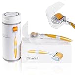 Ebeizi Derma Roller for Face, Beard and scalp hair - 192 Individual Real Titanium Needles - Professional Microneedling Roller for Men's Beard Growth, Thicker Hair & Skincare (0.5mm)