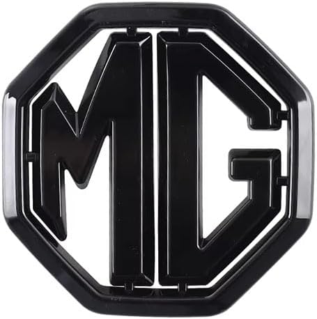 Car Emblem for MG Gloster 2020-2023, ABS Decals Hood & Trunk Decorative Decals Badge Accessories Waterproof & Heat-Resistant Elevate Your Vehicle's,Black-Back Label