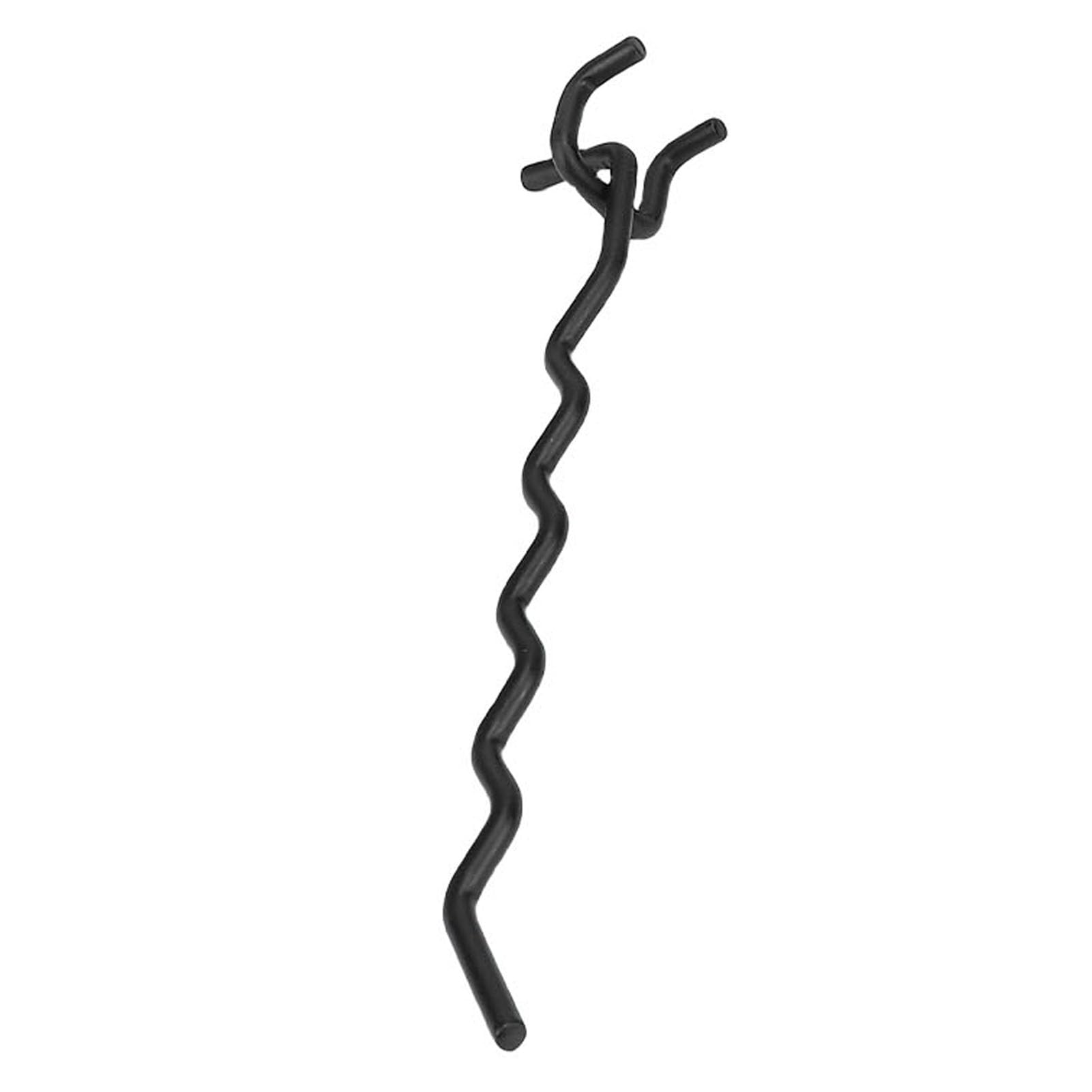 Drfeify Organizador de Herramientas de Garaje para Montaje en Pared, Estante de Almacenamiento de Herramientas de Garaje de Metal con 3 Tablas de Ranuras de 16,5 Pulgadas y 10 Ganchos Ajustables