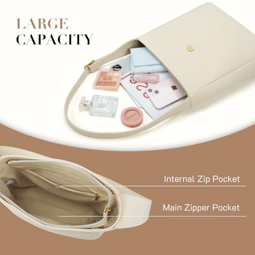 Image of Missnine Hobo Bag Purses and Handbags for Women Top Handle Handbags with Pocket Zipper