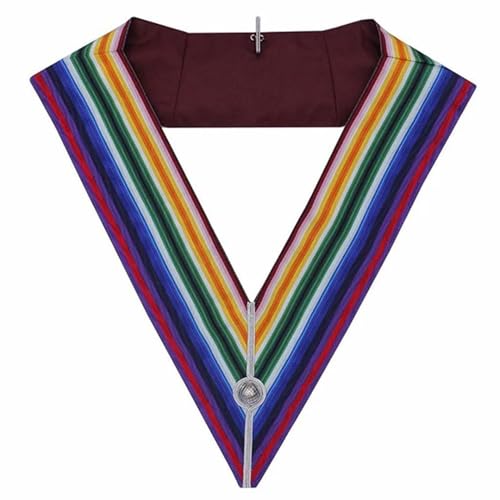 Bricks Masons Past Commander Noah Royal Ark Mariner AMD Officer Collar - Handmade Embroidery