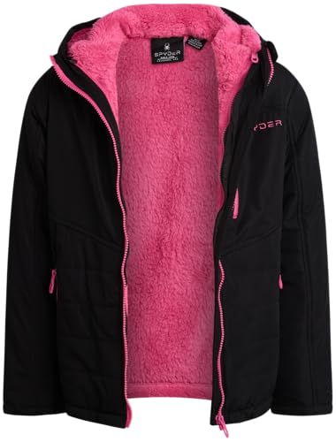 Image of Spyder Girls 3 in 1 System Jacket - Weather Resistant Girls Winter Jacket with Soft Cozy Inner Fleece Outerwear Winter Coats