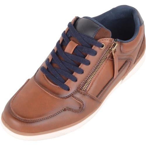 Zapatos casuales de piel sintética para hombres que buscan comodidad sin atar cordones