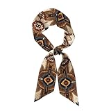 WHJSHOP Bufanda de moda para mujer, diseño de pintura nativa americana, accesorios para el cabello, bufanda versátil para mujer, día de San Valentín y día de la madre