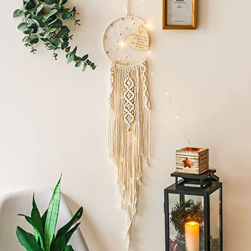 Dream Catcher Moon, Dream Catcher Handmade, Dream Catcher, Bedroom Decor, Bohemian Hippie Decor, Dream Catcher Wall Decor, Bohemian Dream Catcher, Gifts for Friends, Gifts for Women, Gifts for Girl