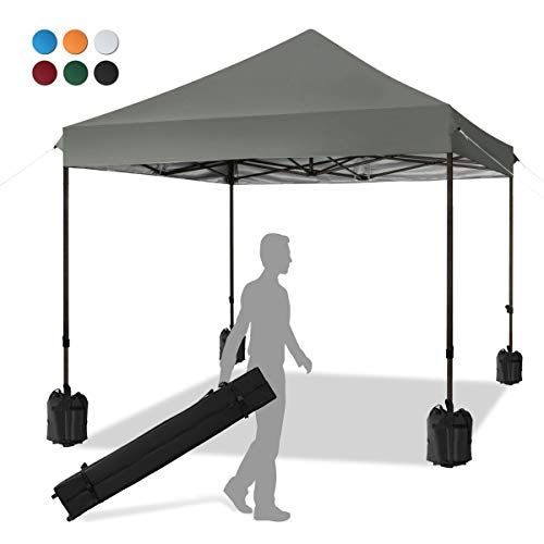 KITADIN Pop up Canopy Tent 10x10 FT Commercial Instant Shelter Outdoor Canopies