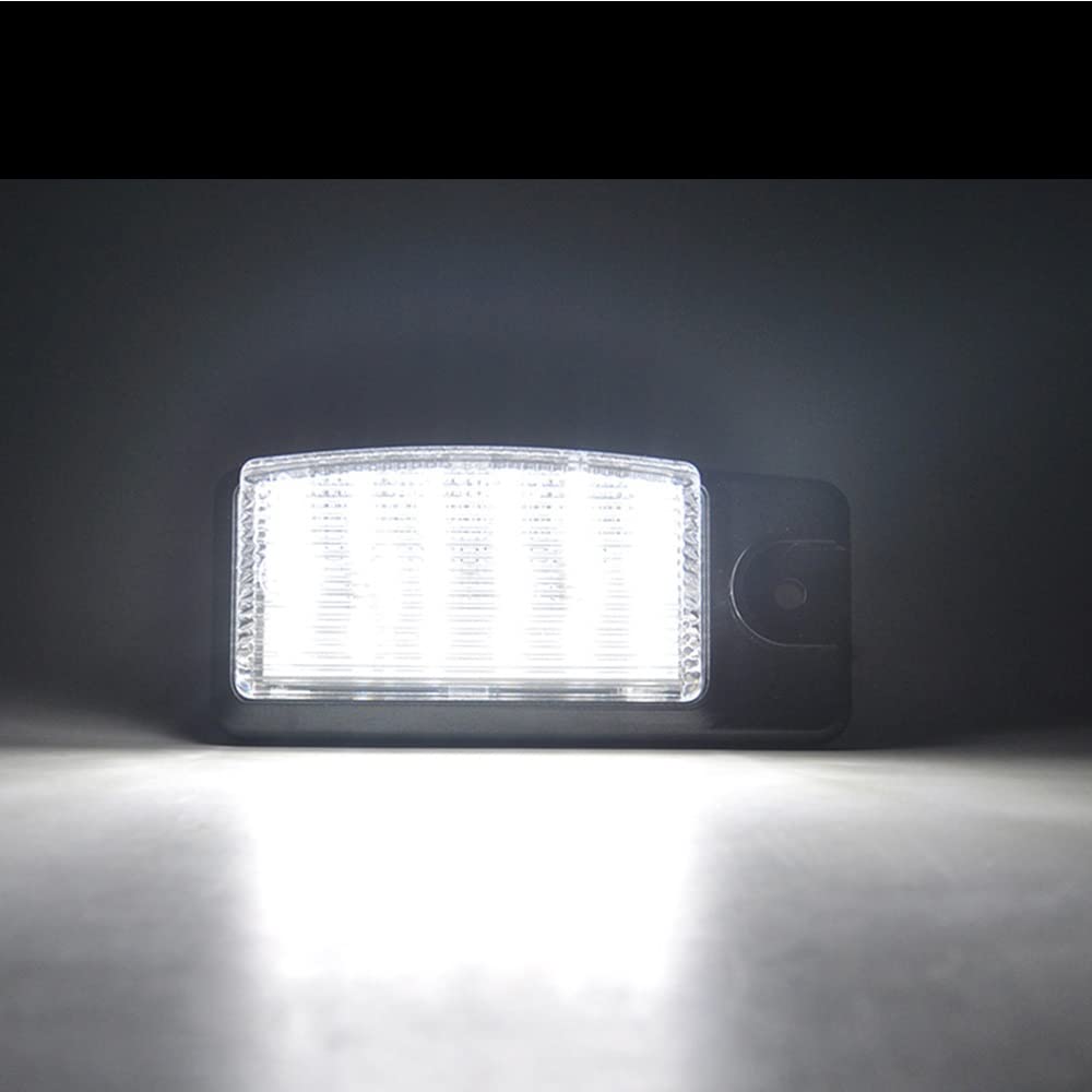 Lot De 2 éclairages De Plaque D'immatriculation LED Canbus Pour Juke Navara D23 Note Qashqai X-Trail Q50 Blanc