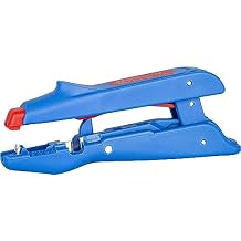 WEICON Mini-Duo No. 150 Stripper / 20-10 AWG 0.5-6 m squared/Cable with Side Cutter/Blue red/ 6 19/64 inch 160 mm