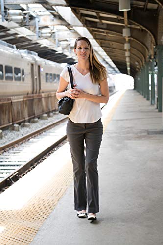 Leveret Women's Pants Stretchable Slight Boot Cut Comfort Pants Pull On (Size 4-18)3