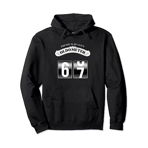 Oldometro retro 66-67 divertido cumpleaños 67 Sudadera con Capucha