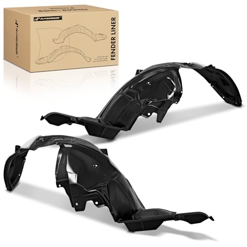 A-Premium Pair Front Inner Fenders Liner Splash Shield Set with Insulation Foam - Compatible with Subaru Forester 2009 2010 2011 2012 2013, Sport Utility - Factory Fresh (PE)