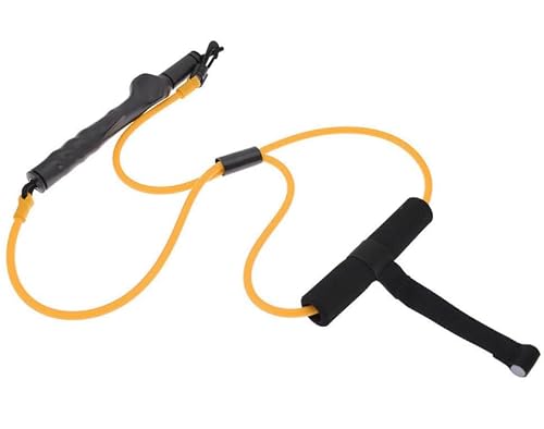 HPLSZCN Golf Rope Swing Trainer, Swing Resistance Bands, Golf Training Aids Pull Rope (Gelb)