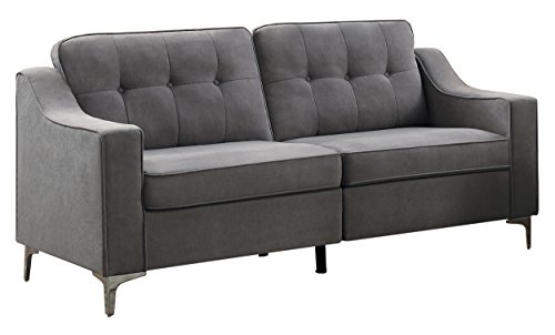 Homelegance Murana Fabric Sofa, Gray