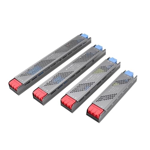 Transformador LED 24V 100W ultra fino con clip de cable para tiras de iluminación en casa