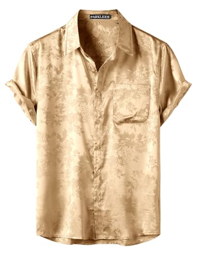 Chemise satin de soie homme anti-transpiration et fluide pour l'été lourd