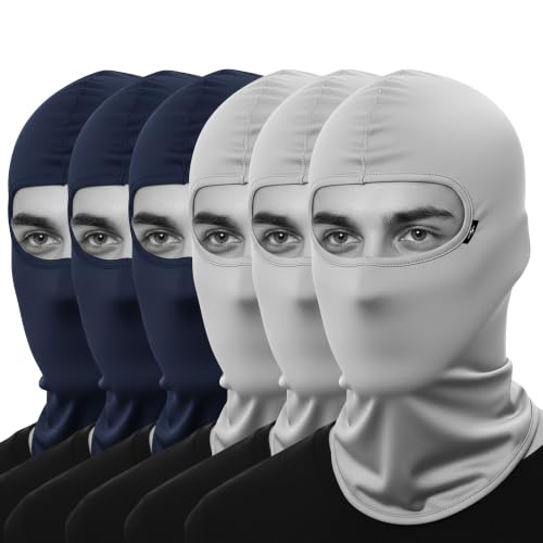 Image of Kingsway Reg Balaclava for Bikers | Full Face Mask Motorcycle Helmet Liner for Men and Women | UV & Dust Protection | 4-Way Stretch Quick Dry | Sweat Absorbing