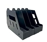 HUGDSB Pistolenständer aus Metall, Pistolenständer mit 4-6 Steckplätzen, universeller Schutzholster-Waffenhalter, Leichter Ausstellungsständer, passend for die meisten Pistolen(4-Slot)