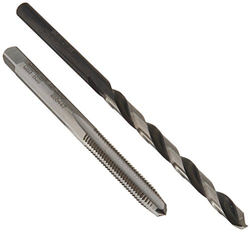 Champion 06544 135-Degree Split PointCombination HSS 308-10-24 Plug Tap and XL5-21 HSS Drill, Brute Platinum