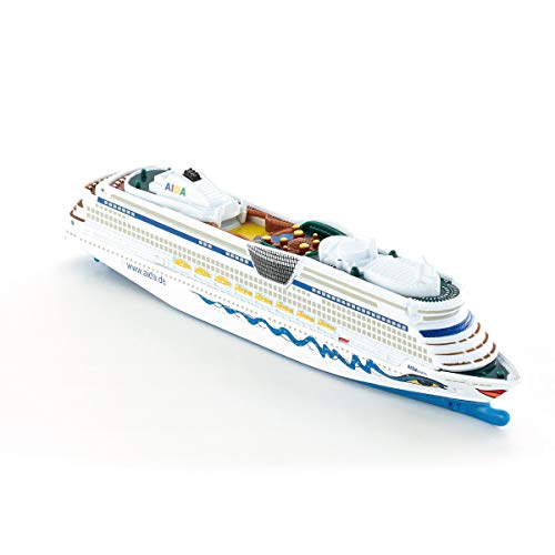 siku 1720, Kreuzfahrtschiff AIDAluna, 1:1400, Metall/Kunststoff, AIDA-Optik, Nicht schwimmfähig – Bild 4