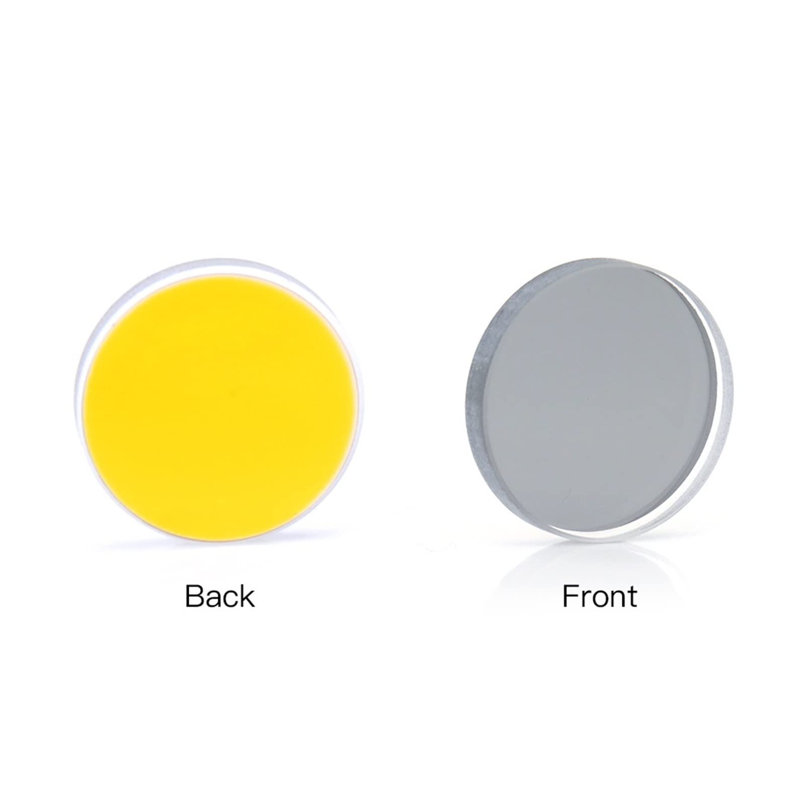 3Pcs K9 CO2 Laser Reflection Mirror D20 D25mm Glassmaterial with Golden Coating for Co2 Laser Engraver Cutter Machine(25x3mm)