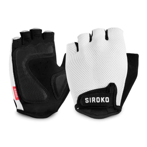 SIROKO Guantes ciclismo Aero White Blanco M
