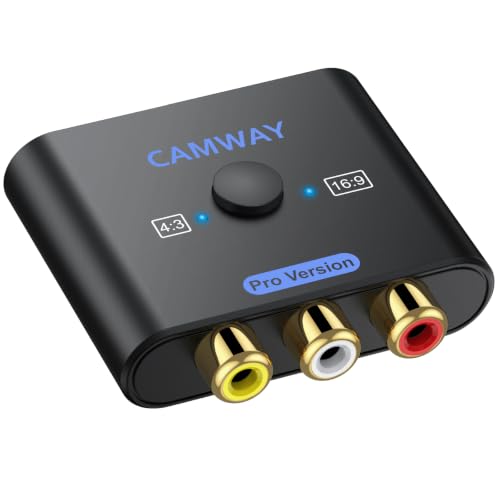 CAMWAY Upgraded RCA to HDMI Converter - Higher Quality Images