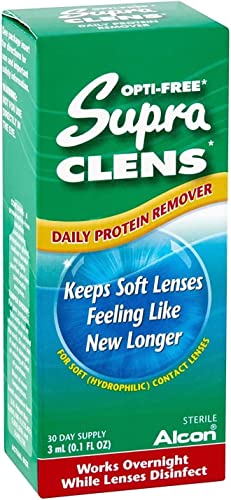 Opti-Free Supra Clens Daily Protein Remover 3 ml (Pack of 2)