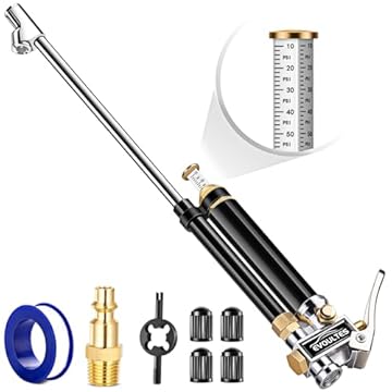 heavy duty tire inflator with gauge
