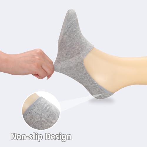 6 Pairs Unisex No Show Socks Athletic Non Slip Low Cut Ankle Socks for Flats Sneakers Liner Loafer2