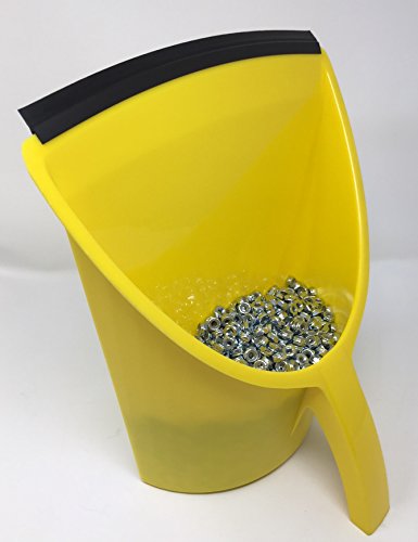 Handy Pan - Yellow - Large Capacity Heavy Duty Dust Pan | Made in USA! Great for Home, Shop, Garage, - Thumbnail 6