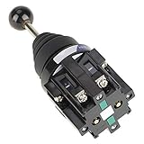 Mumusuki CS-402 Momentary Joystick Switch 4-Position 4NO Return Control - Joystick for Contactor, Starter, Relay Circuits