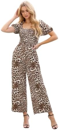 Love Welove Fashion Jumpsuits for Women Fall Dressy Casual Floral Rompers