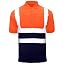 Orange Navy / Short Sleeve