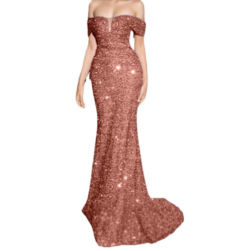 Robe à paillettes avec fente confortable pour sublimer vos courbes