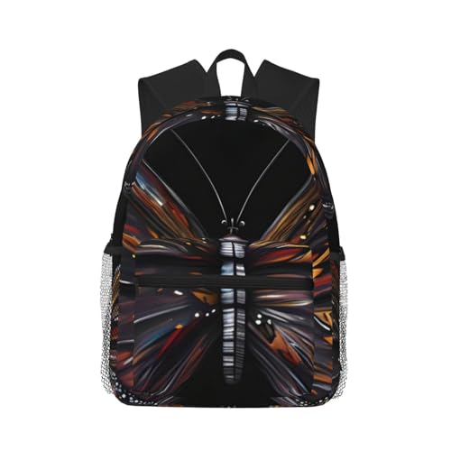 Sac à dos décontracté Mystery Butterfly résistant pour le voyage