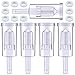 Produktbild KARAA 5 PCS Luftschleusen Set für Gärung Gärspund Gärrohr Gärröhrchen mit 10 Silikon Dichtungen für Fermenter Gärspund Brauen Wein Machen Sauerkraut Gären Kimchi Bier Sauerkraut