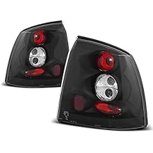 Rear Lights Compatible with Opel Astra G Hatchback 3 Doors 5 Door 1997 1998 1999 2000 2001 2002 2003 2004 RS-1920 1 Pair Driver And Passenger Side Complete Set Tail Light Assembly Tail Lamp Black