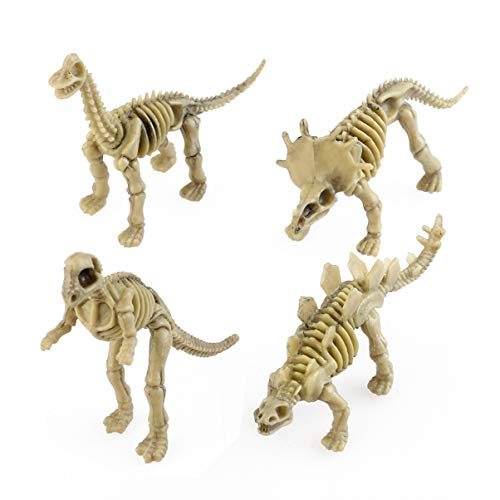 NUOBESTY 12 peças de dinossauro, fóssil, esqueleto de dinossauro, esqueleto de dinossauro, figuras d